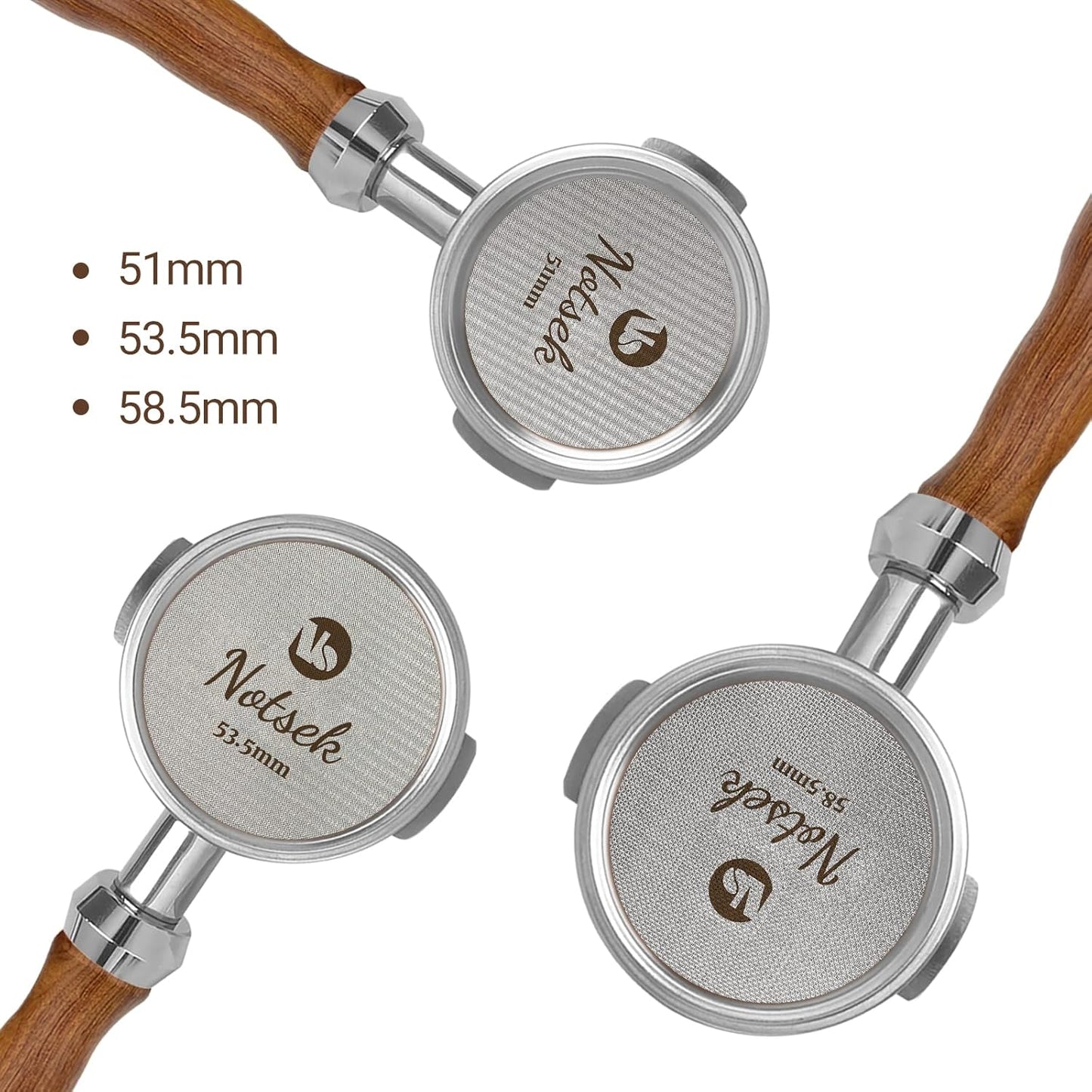 Puck Screen 54mm for Breville, Espresso Puck Screen for 54mm Portafilter with Acrylic Storage Box, Resuable 1.7mm Thickness 150μm, 316L Stainless Steel Filter Screen for Breville Barista Espress