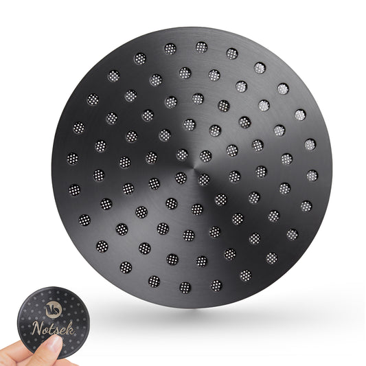 NOTSEK 51mm Puck Screen, 0.8mm Thickness Espresso Puck Screen with Titanium Coating, 304 Stainless Steel Puck Screen for 51mm Portafilter Basket (Black)